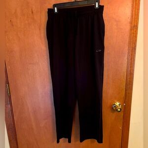 Men's Champion Black Athletic Jogging Track Pants Size M